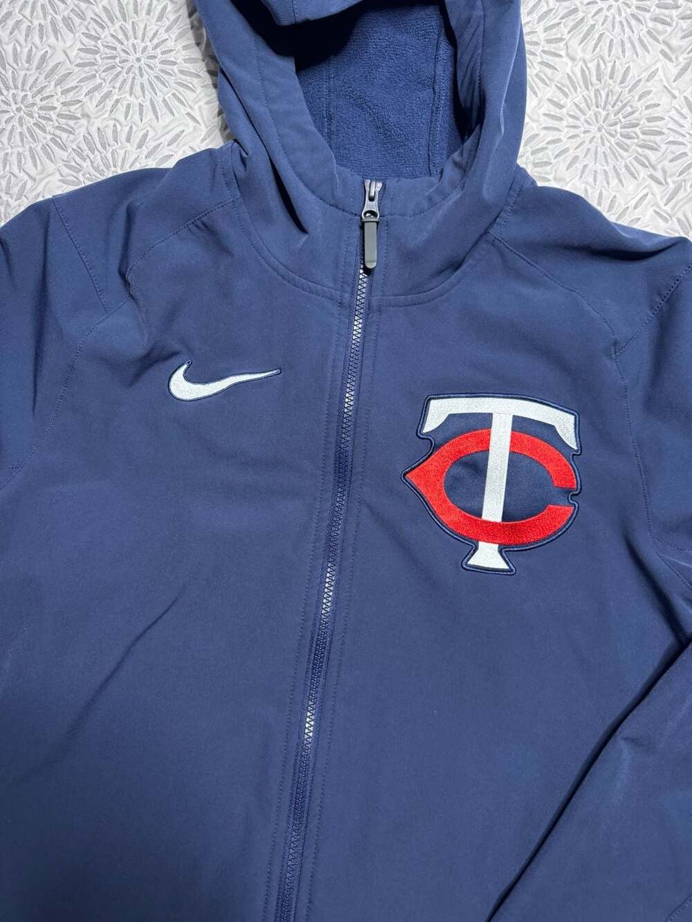 Nike Minnesota Twins Authentic Collection FullZip Jacket Navy Blue Men’s Medium
